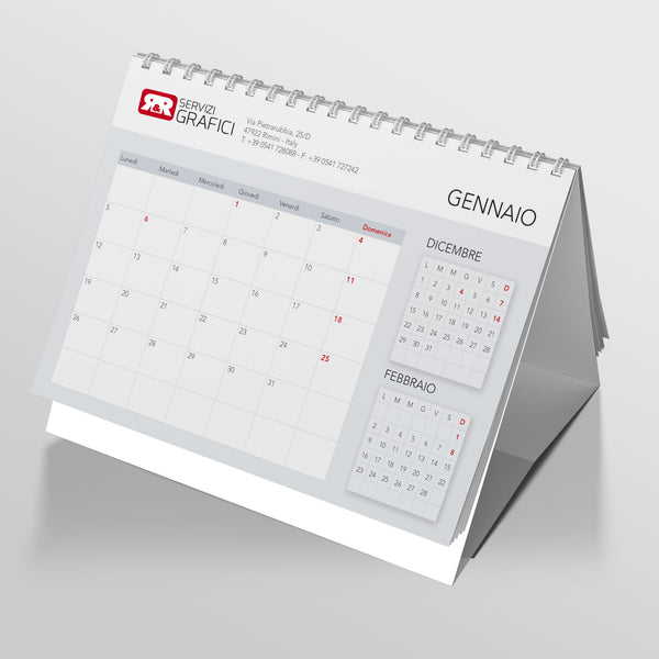 Calendari da tavolo con Logo